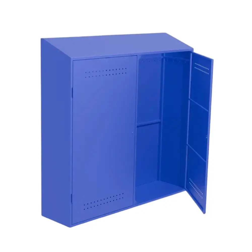 Шкаф для халатов 2-х створчатый с наклонной крышей 2000х2000х500 Шкаф для халатов 2-х створчатый с наклонной крышей 2000х2000х500