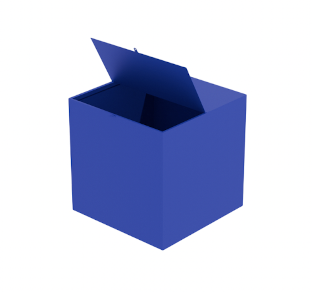 Ящик металлический для ветоши 1000x1000x1000 Ящик металлический для ветоши 1000x1000x1000