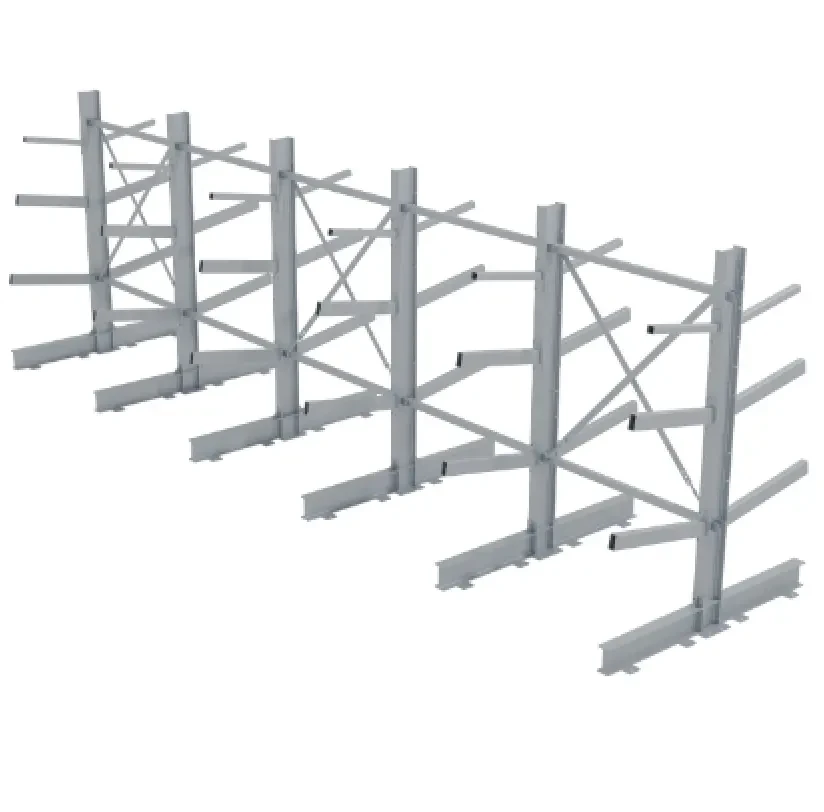 Двусторонний консольный стеллаж типа Ёлочка Двусторонний консольный стеллаж типа Ёлочка