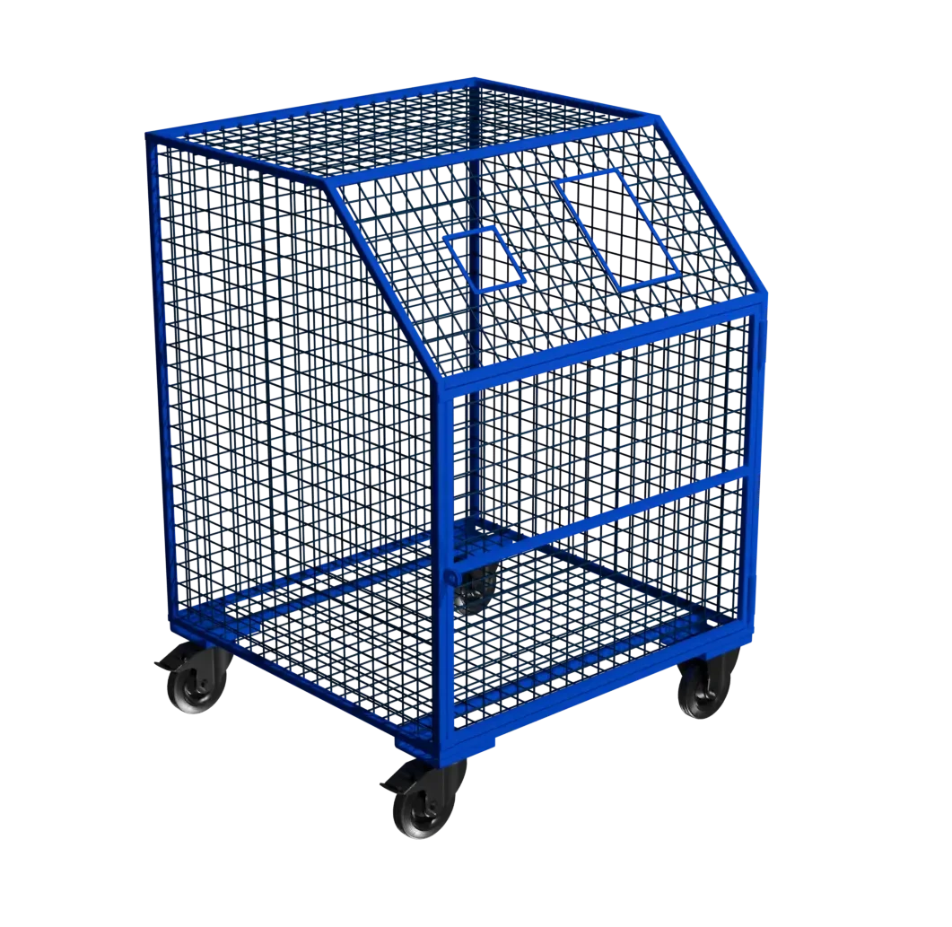 Контейнер для ПЭТ на колесах 1200x1000x1000 Контейнер для ПЭТ на колесах 1200x1000x1000