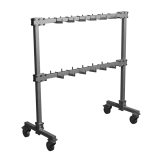 Стеллаж для хранения строп с увеличенными крюками, передвижной 1000 кг