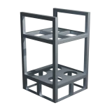 Контейнер для 4-х газовых баллонов 5л.