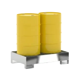 Поддон для 2-х бочек из нержавеющей стали AISI 430