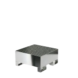 Поддон для хранения 1 бочки 350x700x700 из нержавеющей стали AISI 430